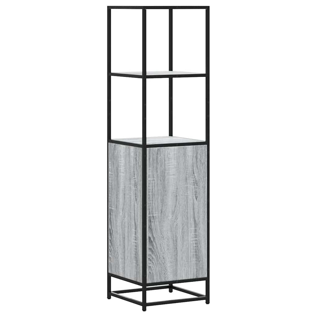 Skåp Sonoma Grå 35,5x35x139 cm metall