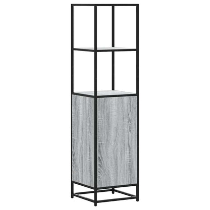 Skåp Sonoma Grå 35,5x35x139 cm metall