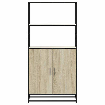 Skåp Sonoma Ek 68x35x139 cm metall