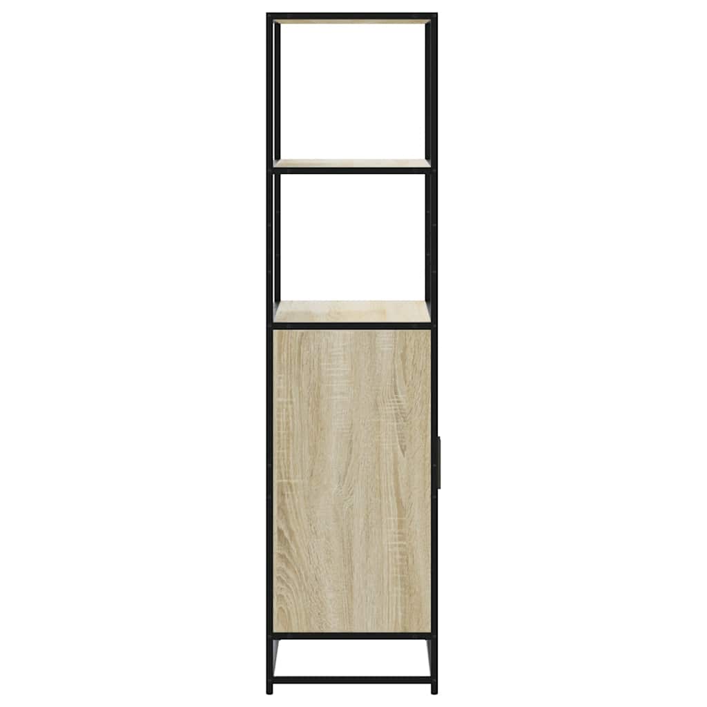 Skåp Sonoma Ek 68x35x139 cm metall