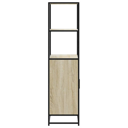 Skåp Sonoma Ek 68x35x139 cm metall