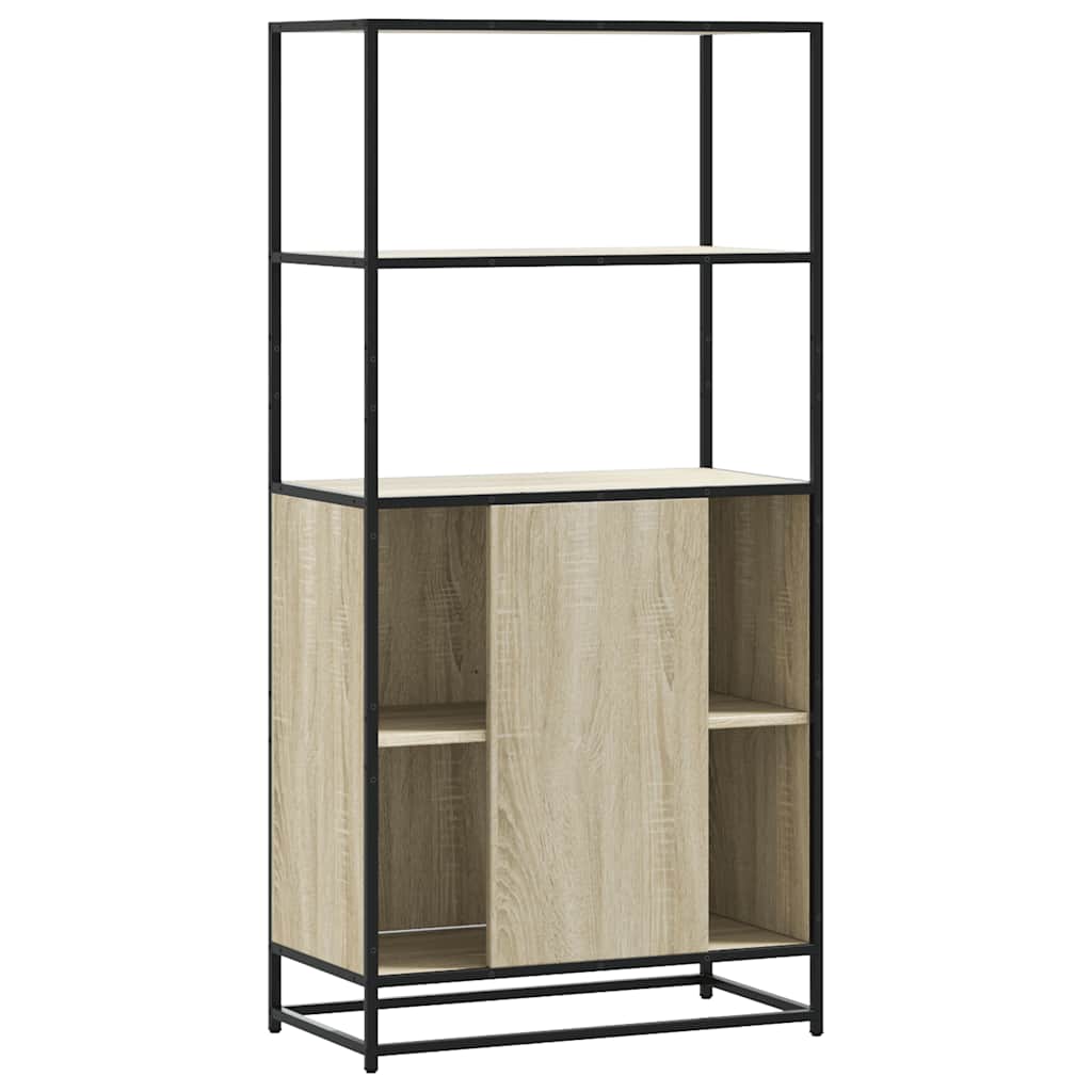 Skåp Sonoma Ek 68x35x139 cm metall