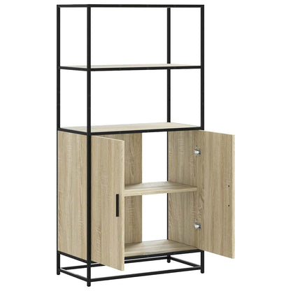Skåp Sonoma Ek 68x35x139 cm metall