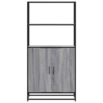 Skåp Sonoma Grå 68x35x139 cm metall
