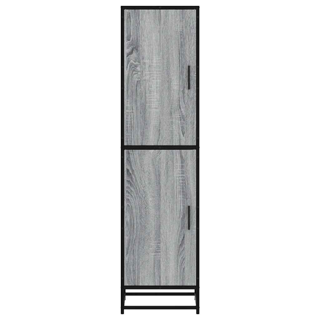 Skåp Sonoma Grå 35,5x35x139 cm metall