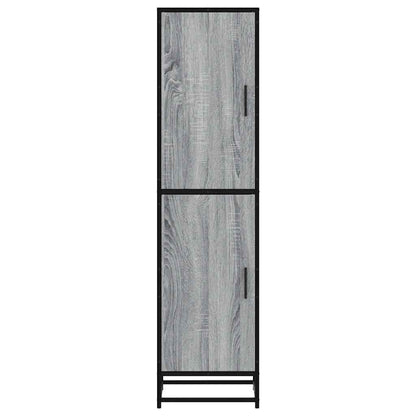 Skåp Sonoma Grå 35,5x35x139 cm metall