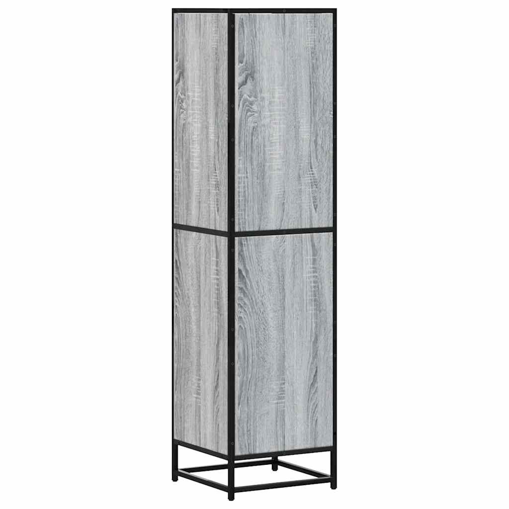 Skåp Sonoma Grå 35,5x35x139 cm metall