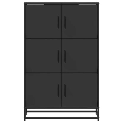 Skåp Svart 68x35x106,5 cm och metall