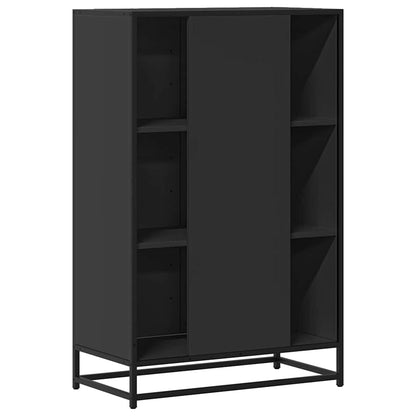 Skåp Svart 68x35x106,5 cm och metall