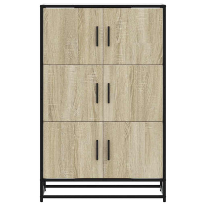 Skåp Sonoma Ek 68x35x106,5 cm metall