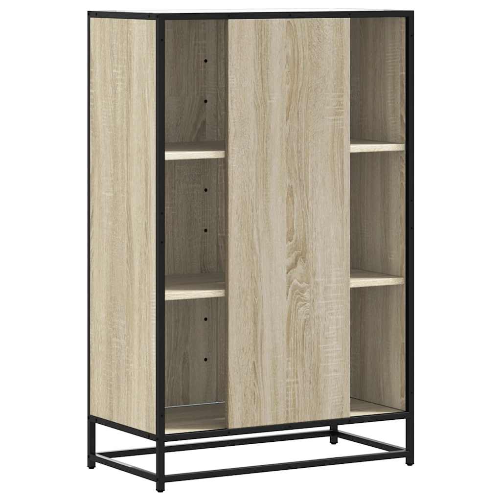 Skåp Sonoma Ek 68x35x106,5 cm metall