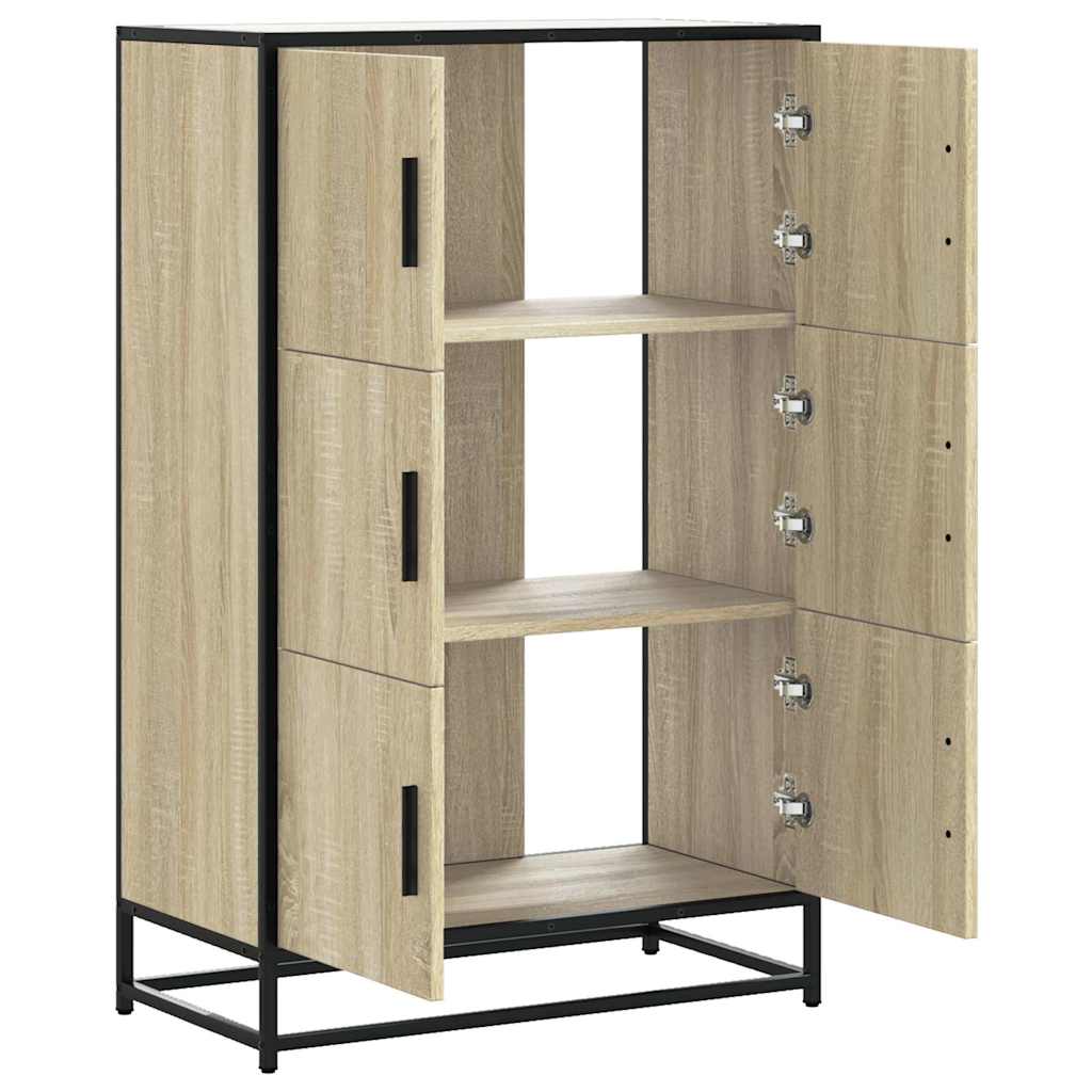 Skåp Sonoma Ek 68x35x106,5 cm metall