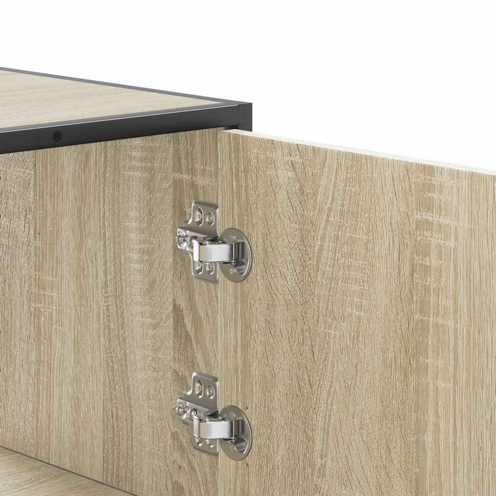Skåp Sonoma Ek 68x35x106,5 cm metall