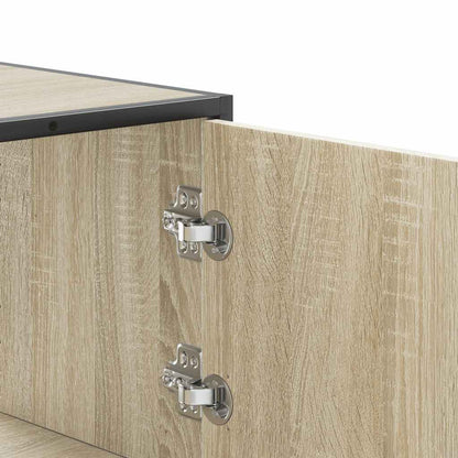 Skåp Sonoma Ek 68x35x106,5 cm metall
