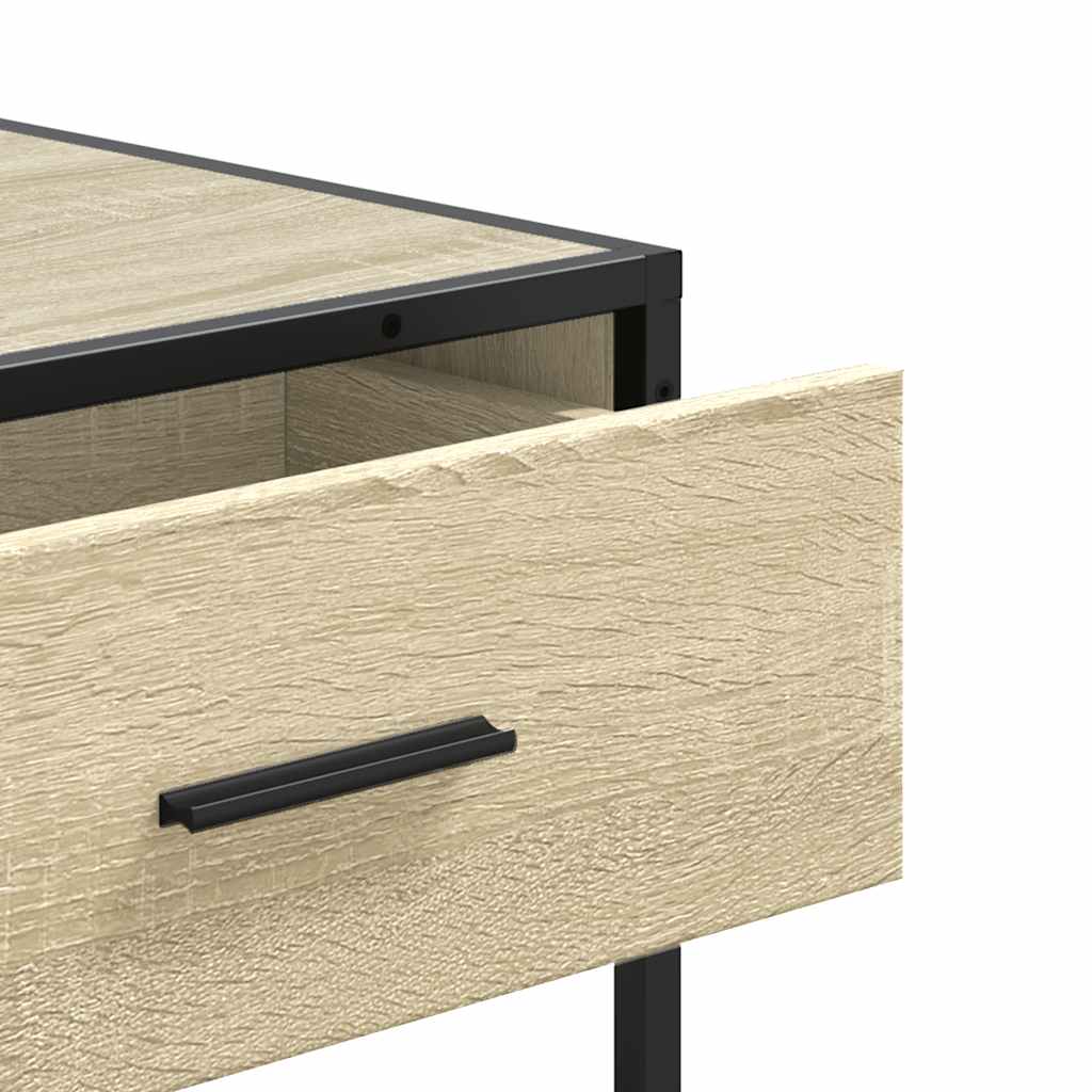 Avlastningsbord Konsollbord Sonoma Ek 90x35x80 cm