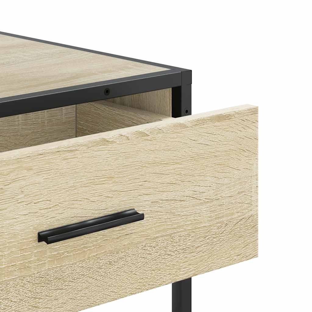 Avlastningsbord Konsollbord Sonoma Ek 90x35x80 cm
