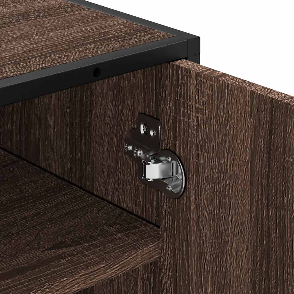 Skoställ Brun Ek Skohylla 48x38x97,5 cm