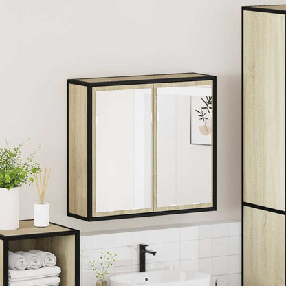 Badrumsspegel Spegelskåp Sonoma Ek 65x20x60 cm