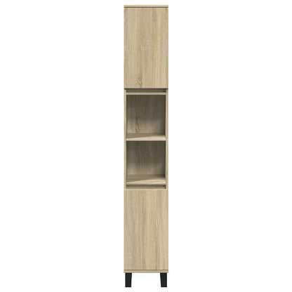 Badrumsskåp Sonoma Ek 30x30x190cm