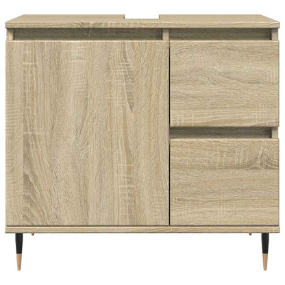 Badrumsskåp Sonoma Ek 65x33x60 cm
