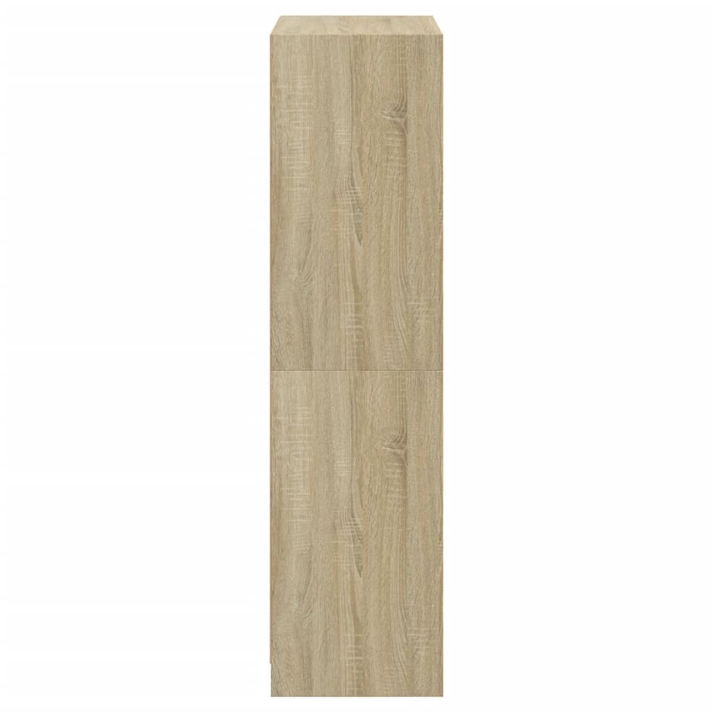 Skåp Sonoma Ek med dörrar Sonoma Ek 68x37x142 cm