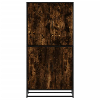 Skåp Rökfärgad Ek 68x35x139 cm