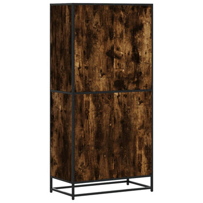 Skåp Rökfärgad Ek 68x35x139 cm