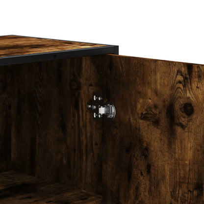 Skåp Rökfärgad Ek 68x35x139 cm