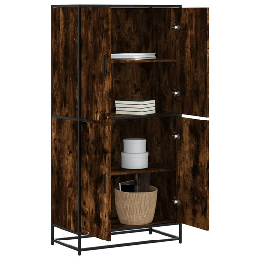 Skåp Rökfärgad Ek 68x35x139 cm