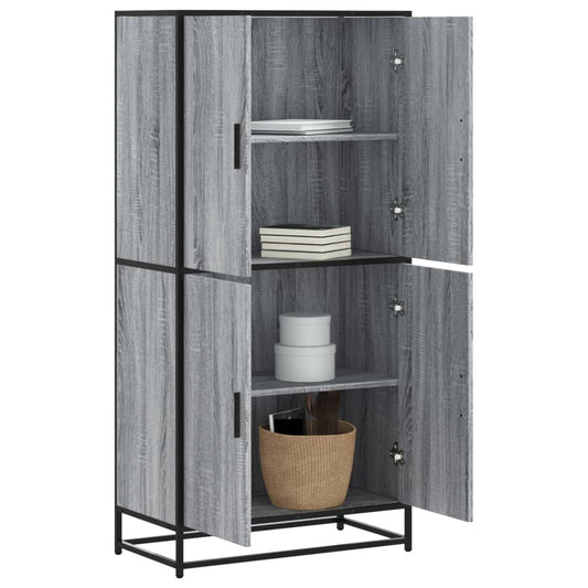 Skåp Sonoma Grå 68x35x139 cm