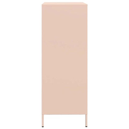Skåp DIV. rosa 68x39x101,5 cm stål
