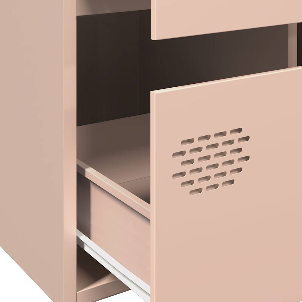 Skåp DIV. rosa 68x39x101,5 cm stål