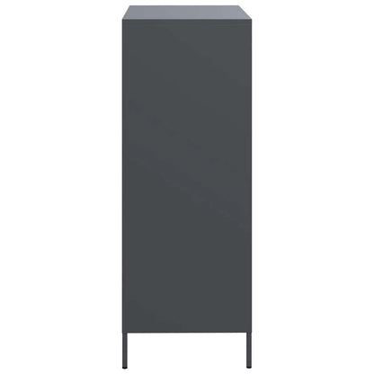 Skåp DIV. antracit 68x39x101,5 cm stål
