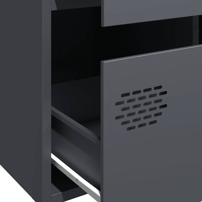 Skåp DIV. antracit 68x39x101,5 cm stål