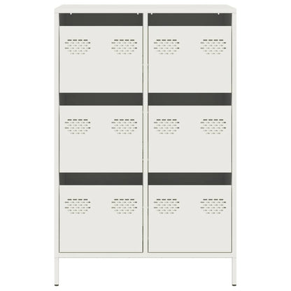 Skåp Vit 68x39x101,5 cm stål