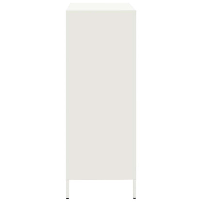 Skåp Vit 68x39x101,5 cm stål