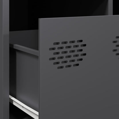 TV-Möbel DIV. TV-Bänk antracit 68x50x43,5 cm kallvalsat stål