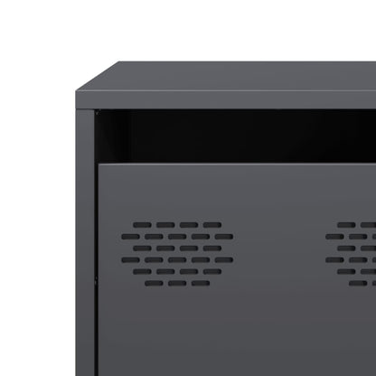 TV-Möbel DIV. TV-Bänk antracit 68x50x43,5 cm kallvalsat stål