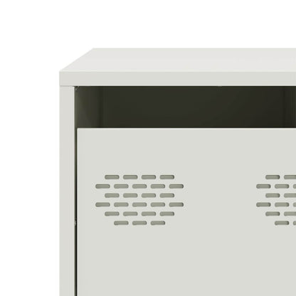 TV-Möbel DIV. TV-Bänk Vit 68x50x43,5 cm kallvalsat stål