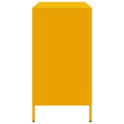 Skänk DIV. senapsgul 101,5x39x73,5 cm kallvalsat stål