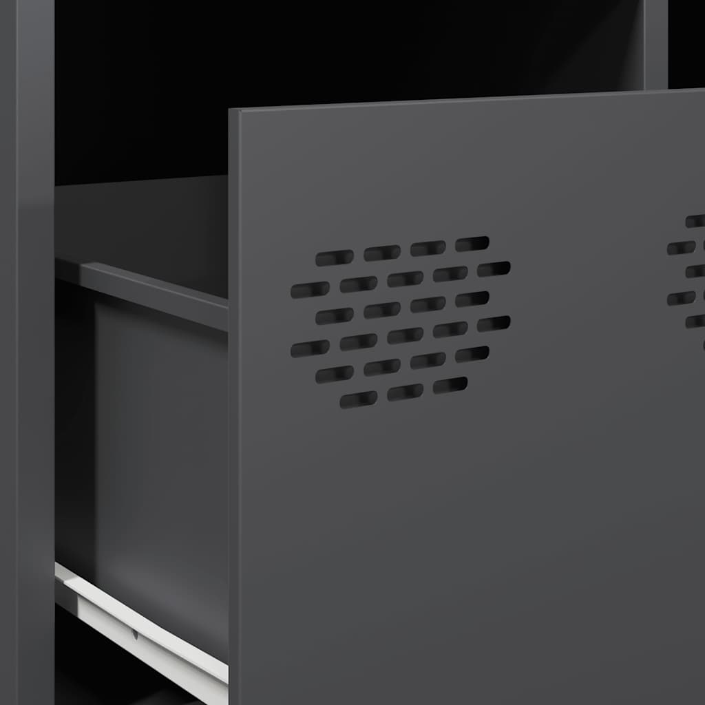 Soffbord DIV. antracit 68,5x50x43,5 cm kallvalsat stål