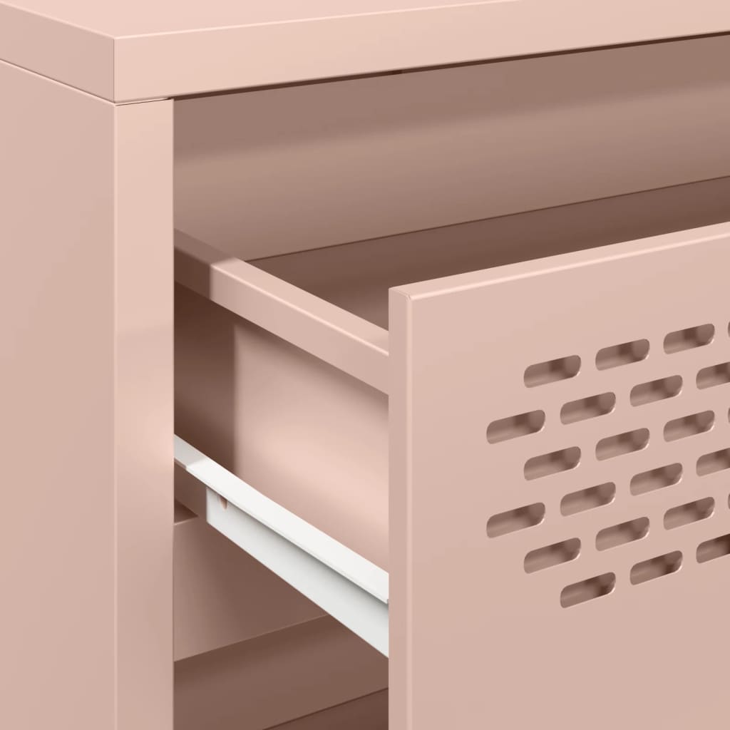 Skänk DIV. rosa 68x39x73,5 cm kallvalsat stål