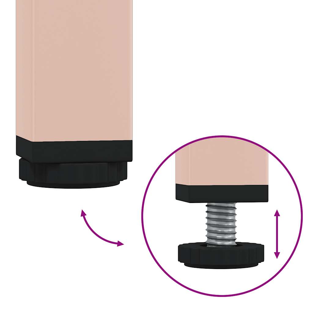 Skänk DIV. rosa 68x39x58,5 cm kallvalsat stål