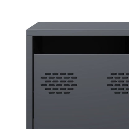 TV-Möbel DIV. TV-Bänk antracit 135x39x43,5 cm kallvalsat stål