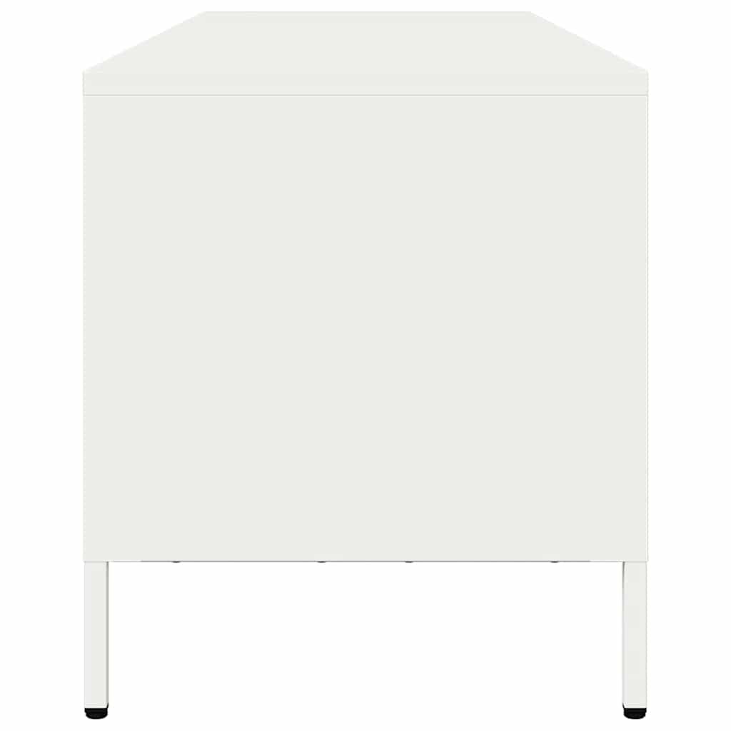 TV-Möbel DIV. TV-Bänk Vit 135x39x43,5 cm kallvalsat stål