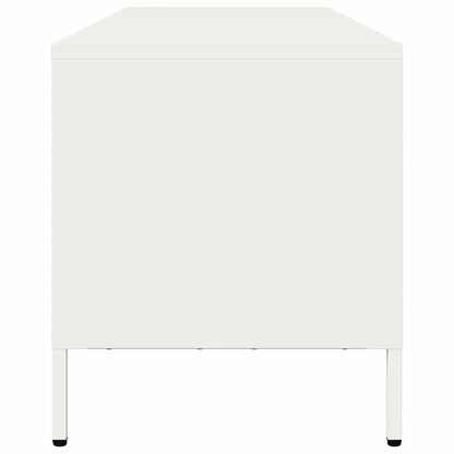TV-Möbel DIV. TV-Bänk Vit 135x39x43,5 cm kallvalsat stål