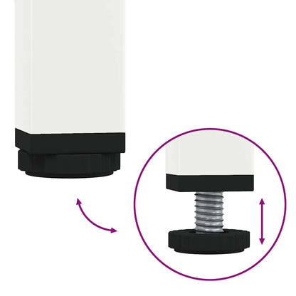 TV-Möbel DIV. TV-Bänk Vit 135x39x43,5 cm kallvalsat stål