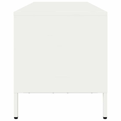 TV-Möbel DIV. TV-Bänk Vit 135x39x43,5 cm kallvalsat stål
