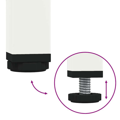 TV-Möbel DIV. TV-Bänk Vit 135x39x43,5 cm kallvalsat stål