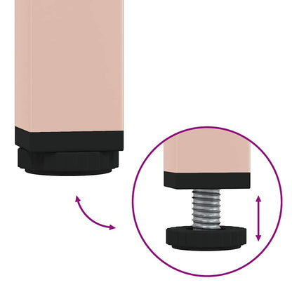 TV-Möbel DIV. TV-Bänk rosa 202x39x43,5 cm kallvalsat stål